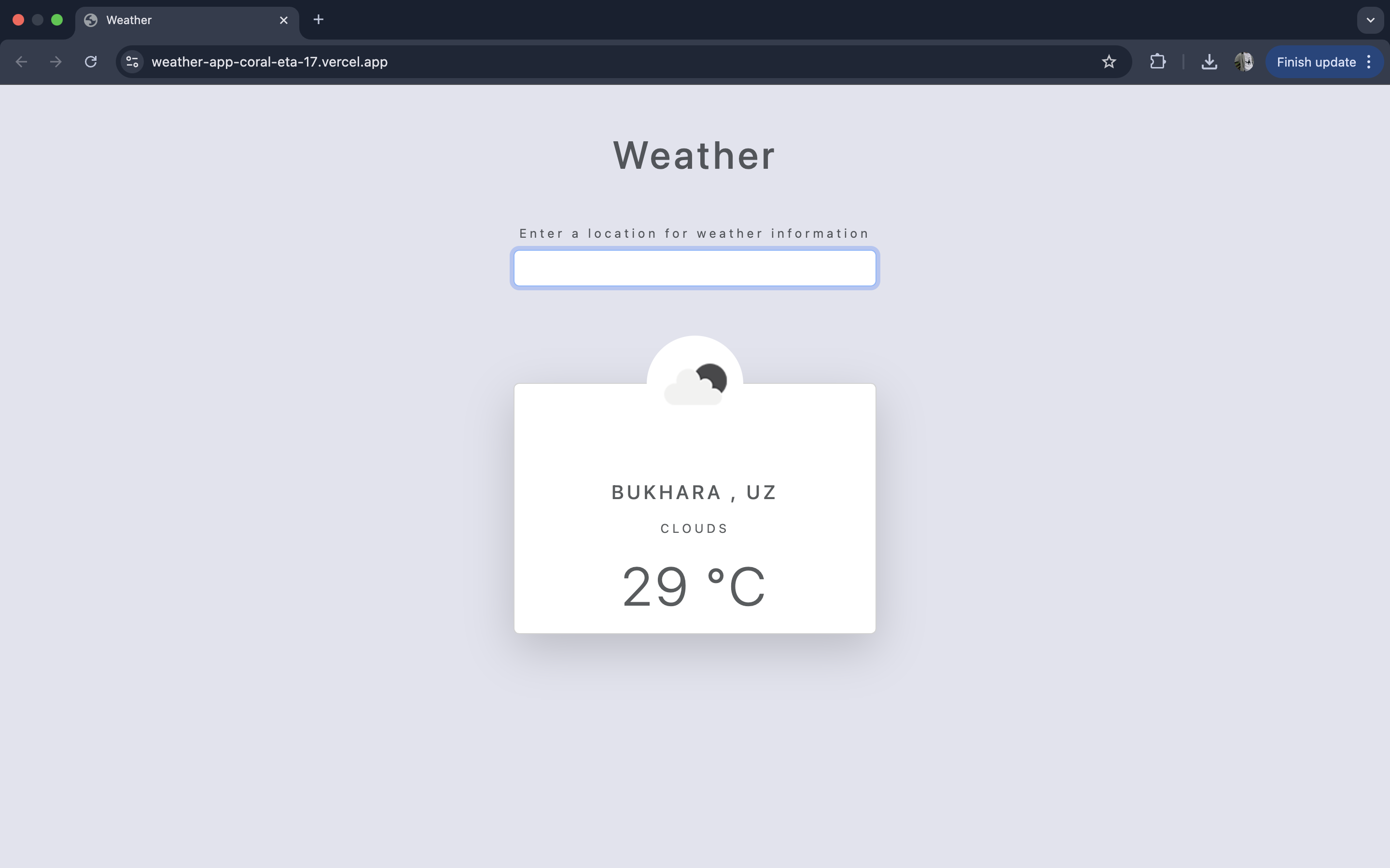 Weather App